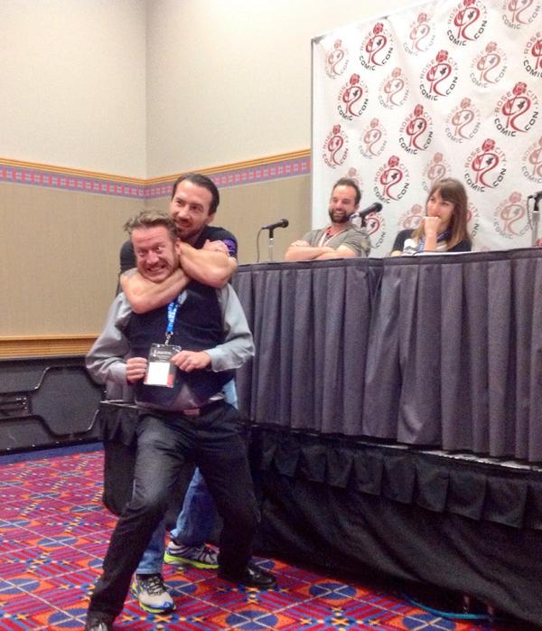 Tim Seeley and Leila del Duca seem to be really enjoying this.