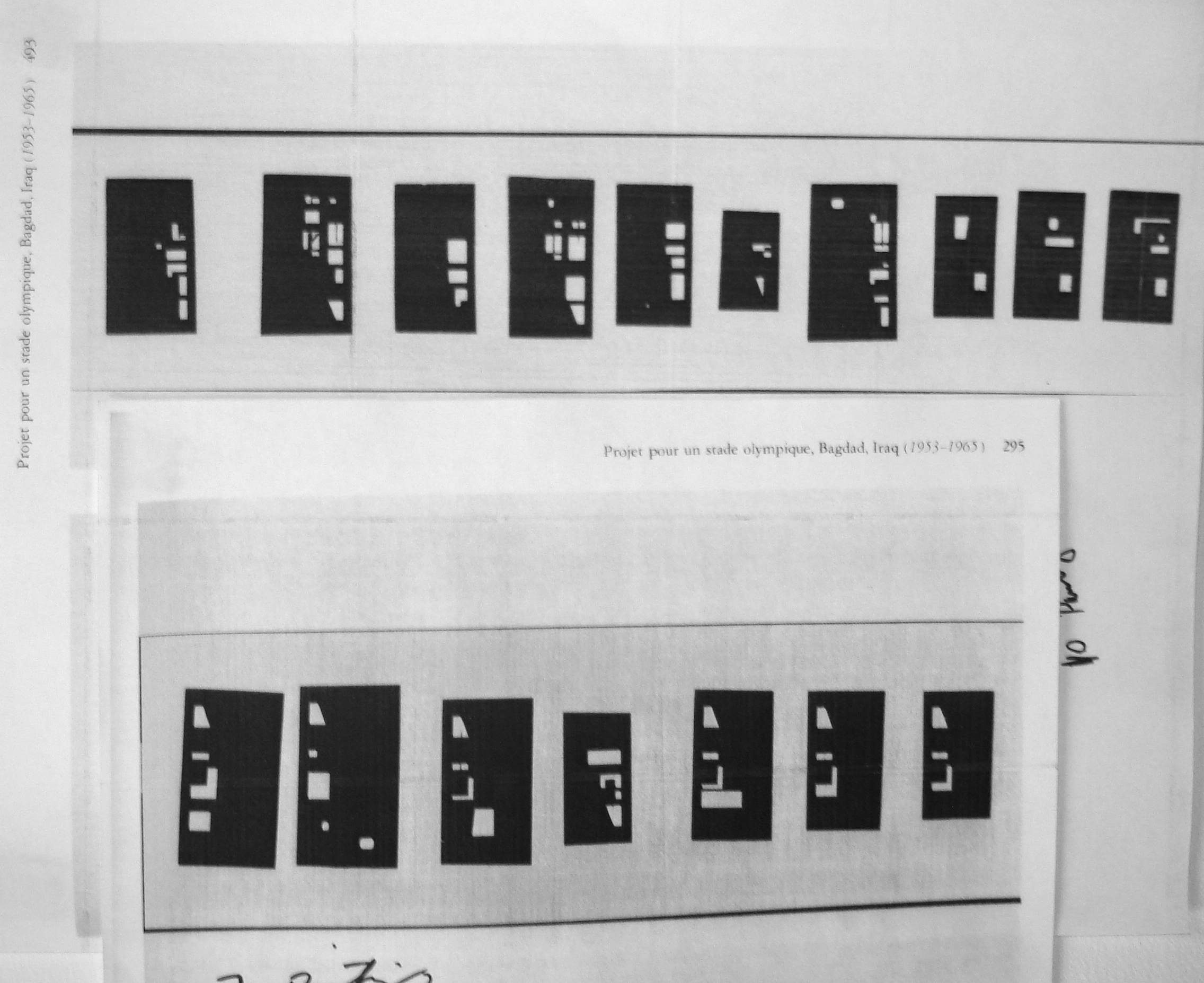Original Le Corbusier drawings