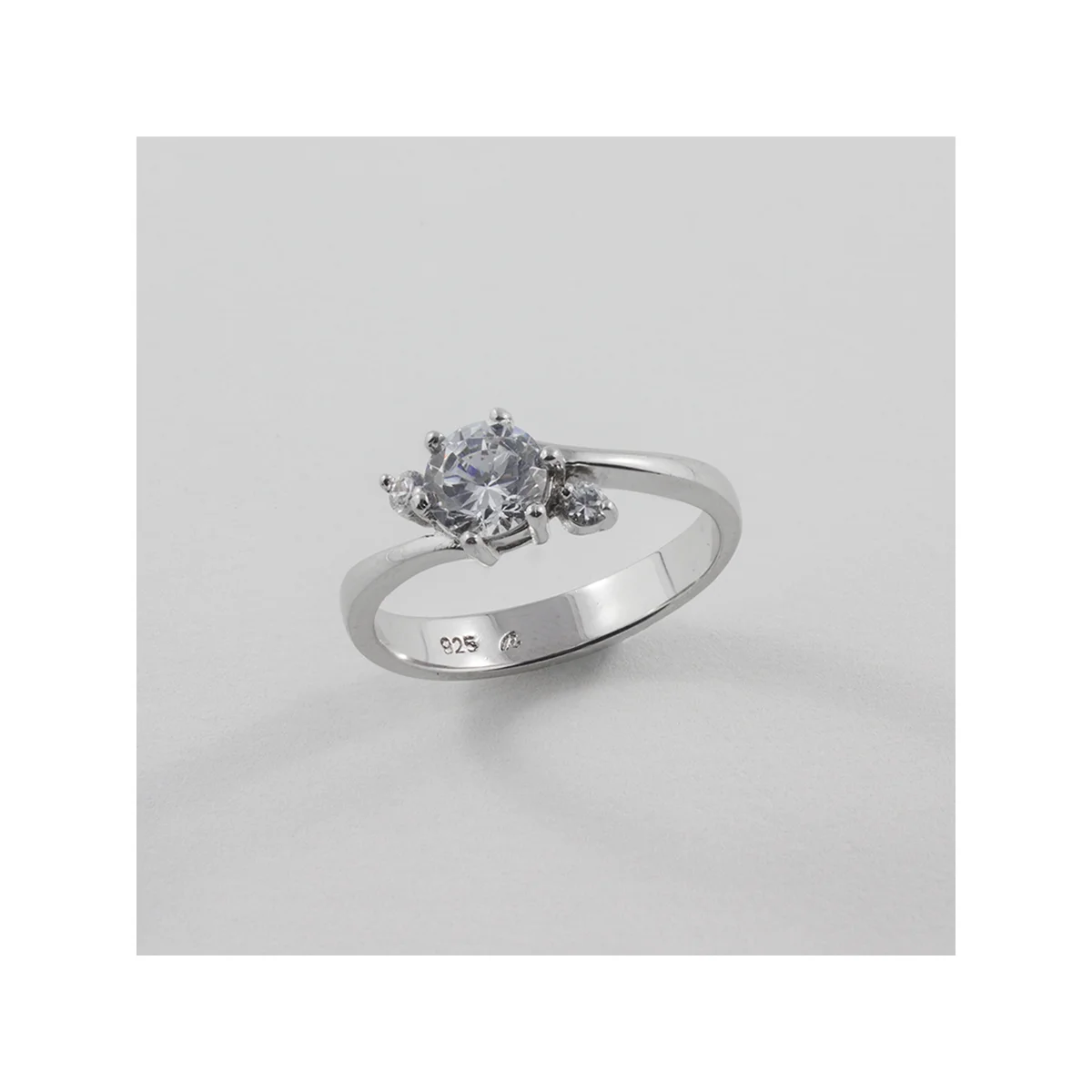    Diamond Ring   (before) Detail 2016 Inkjet on archival paper 4” x 4”  Photo of the purchased silver ring with cubic zirconia. 