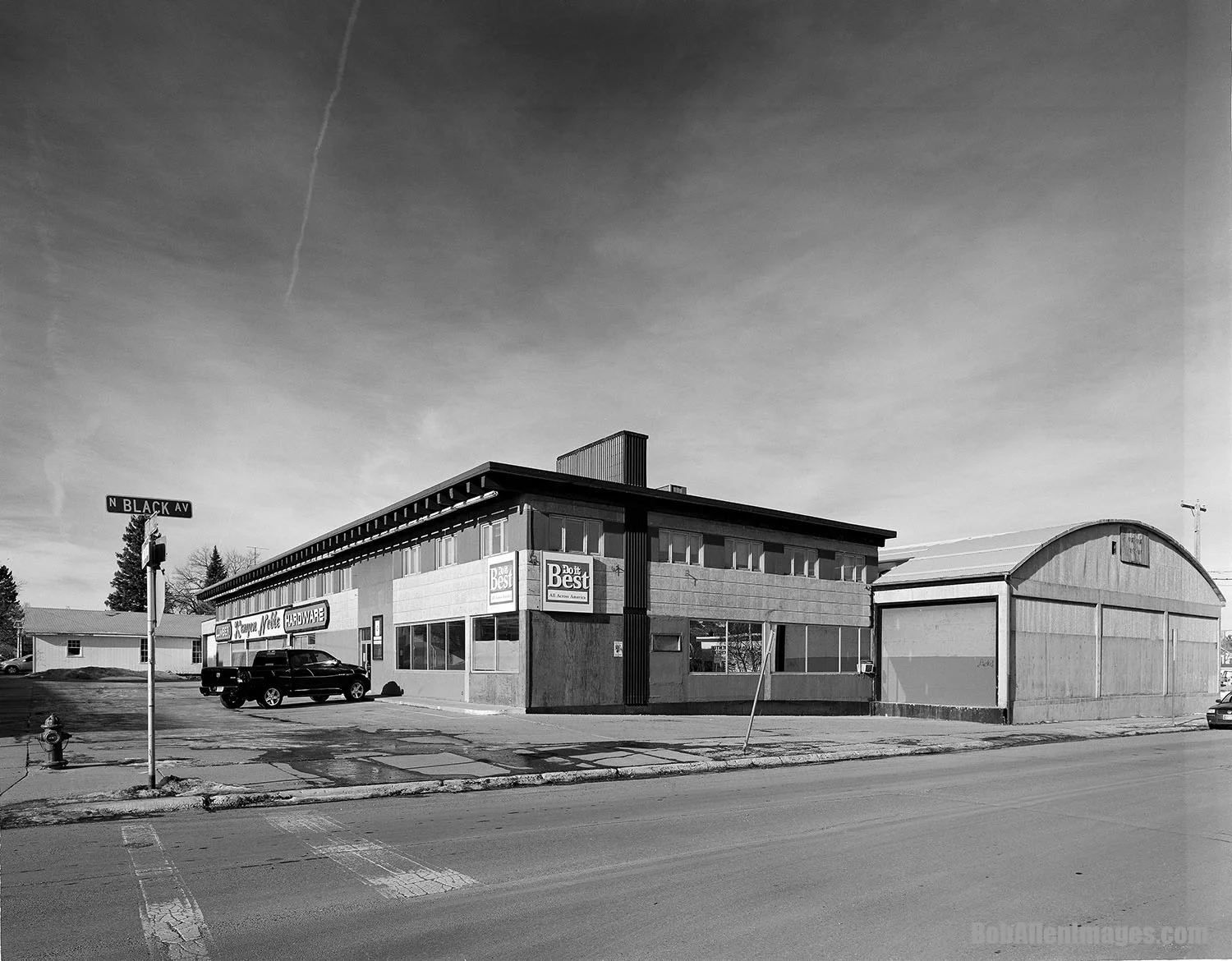 Prior to the demo permit being issued by the city of Bozeman, the Kenyon Noble Lumber building was photographed in accordance with the Historic American Buildings Survey requirements to use a 4"x5" view camera with film. How old school...?