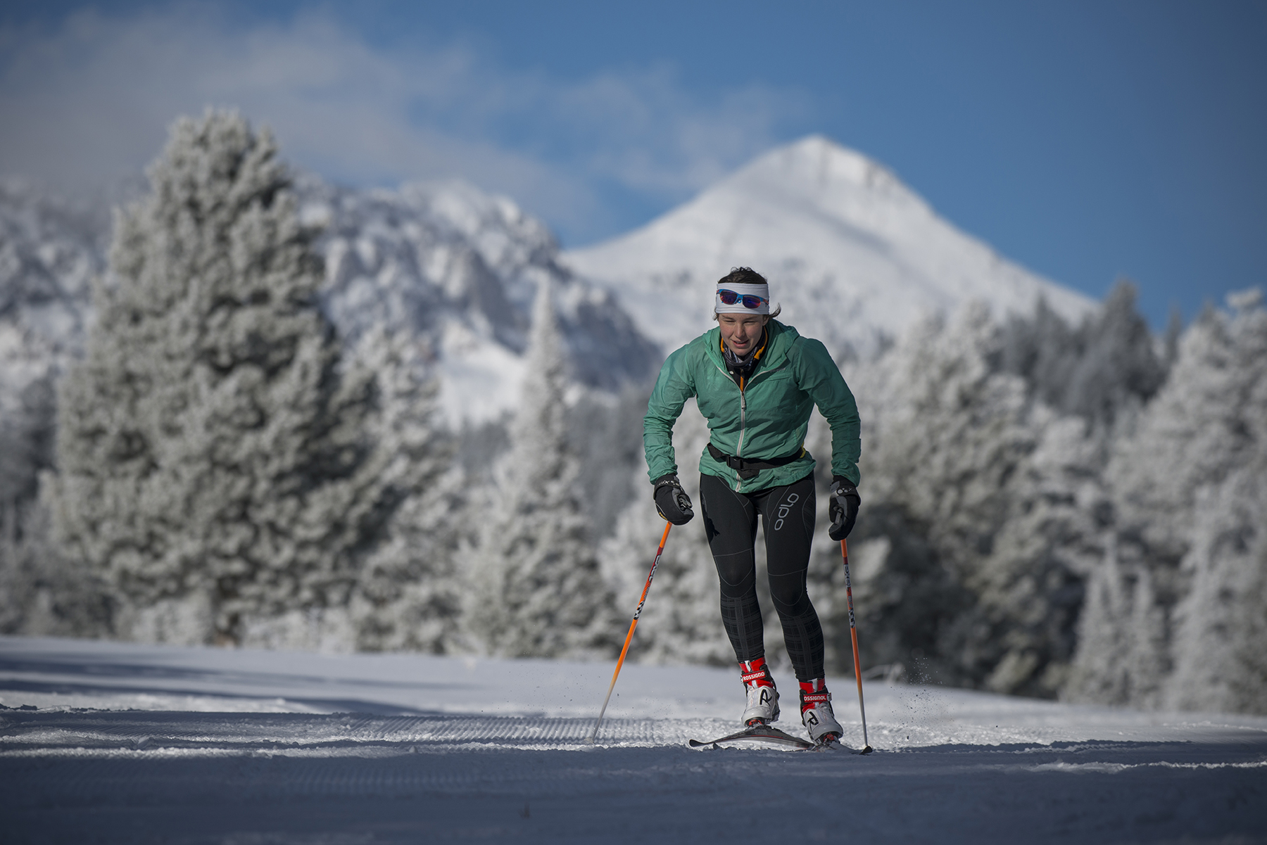  Crosscut Ranch in Bridger Canyon always delivers as a scenic and challenging Nordic venue. 