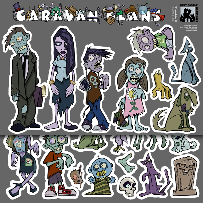 Caravan Clan Zombie Set