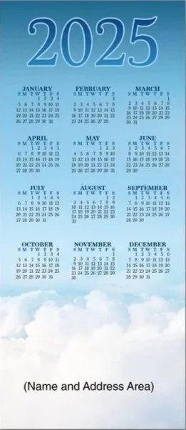 Cloud Calendar for 2025