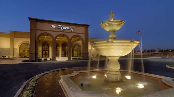 Adjoining Regency Conference Center.