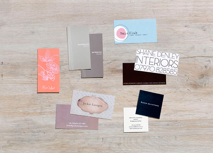  A selection of cards and identities 
