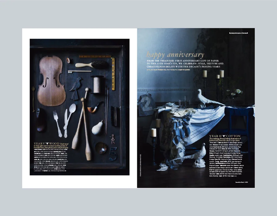 photography Sharyn Cairns + styling Glen Proebstel