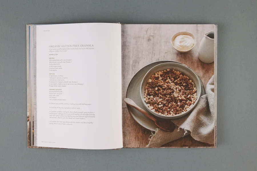 SELF PUBLISHED + DESIGNED : Golden Door at Home by Golden Door + Photography Luisa Brimble