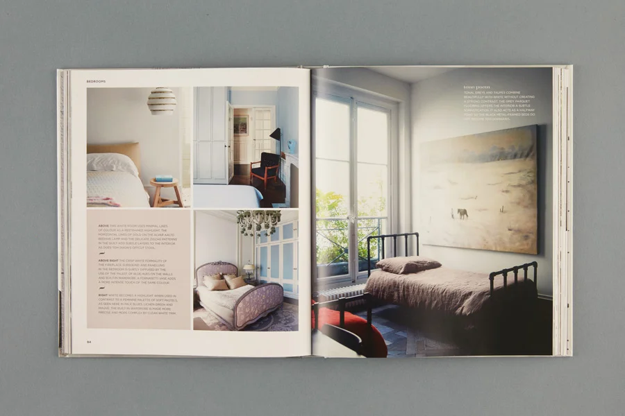 DESIGNED : WHITE ROOMS By Karen McCartney / David Harrison + Photography by Richard Powers + Published by Lantern