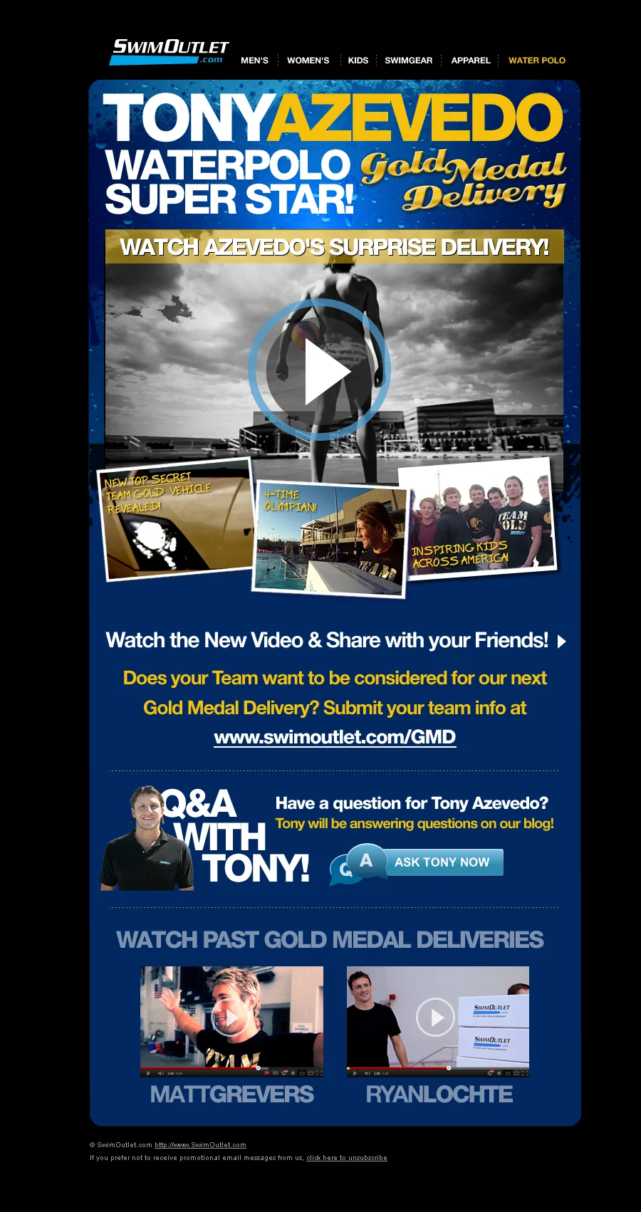 Swim Outlet promo 2012