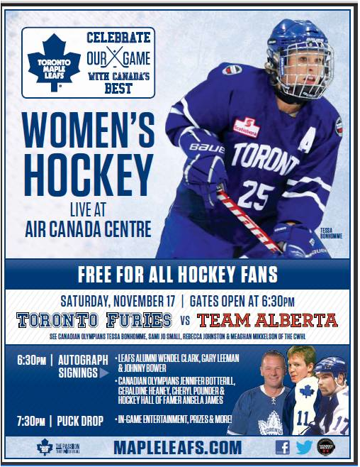 CWHL at Air Canada Centre 2013