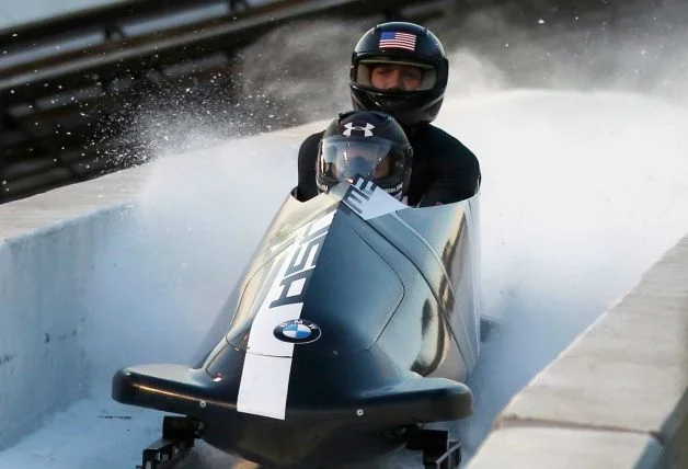 AP Photo - Holcomb / Fogt 2-man bobsled trials