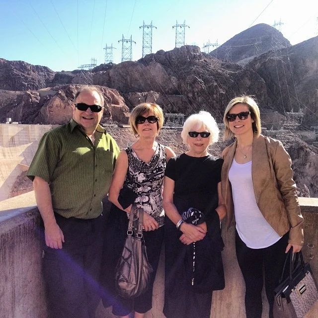 Doug, Debbie, Deb's mom and Tessa