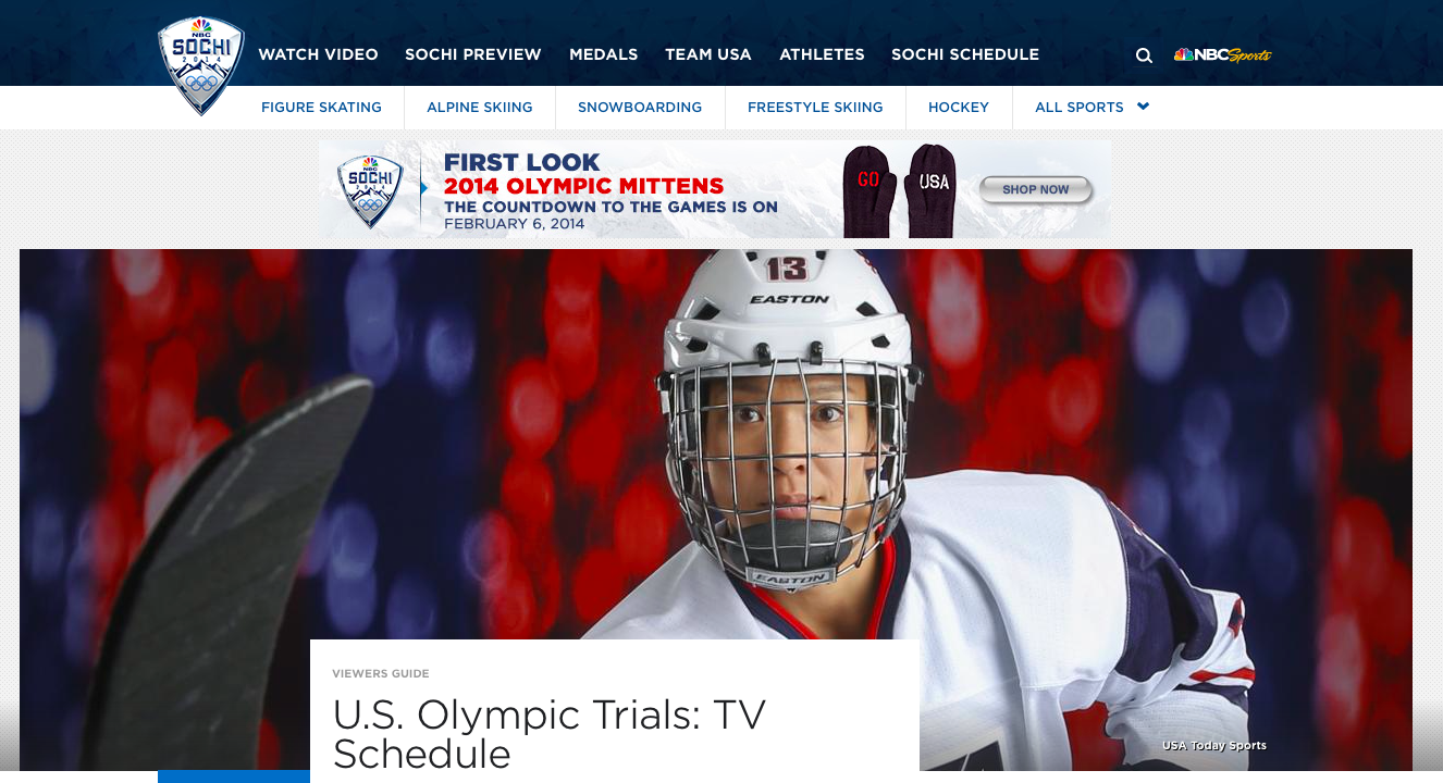 NBCOlympics.com 2014