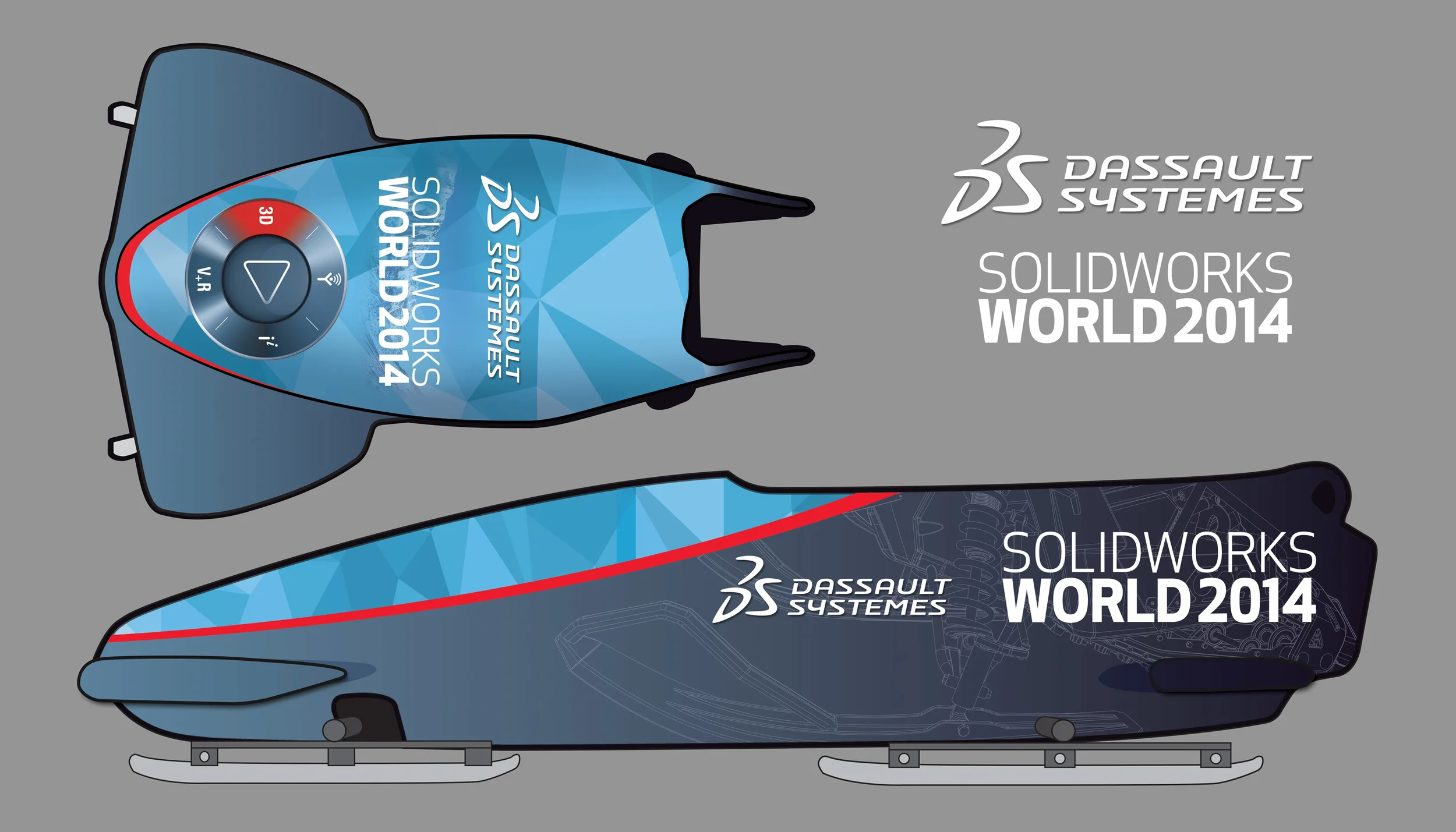 Mono (singular) Bobsled - Branding Options