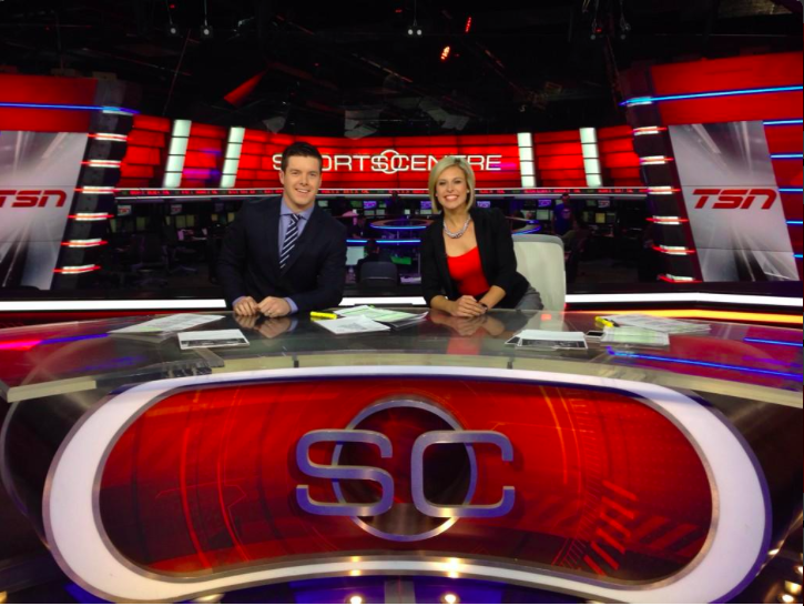 Tessa Bonhomme became an anchor on TSN's SportsCentre when the network expanded their offerings to 5 channels in August of 2014.