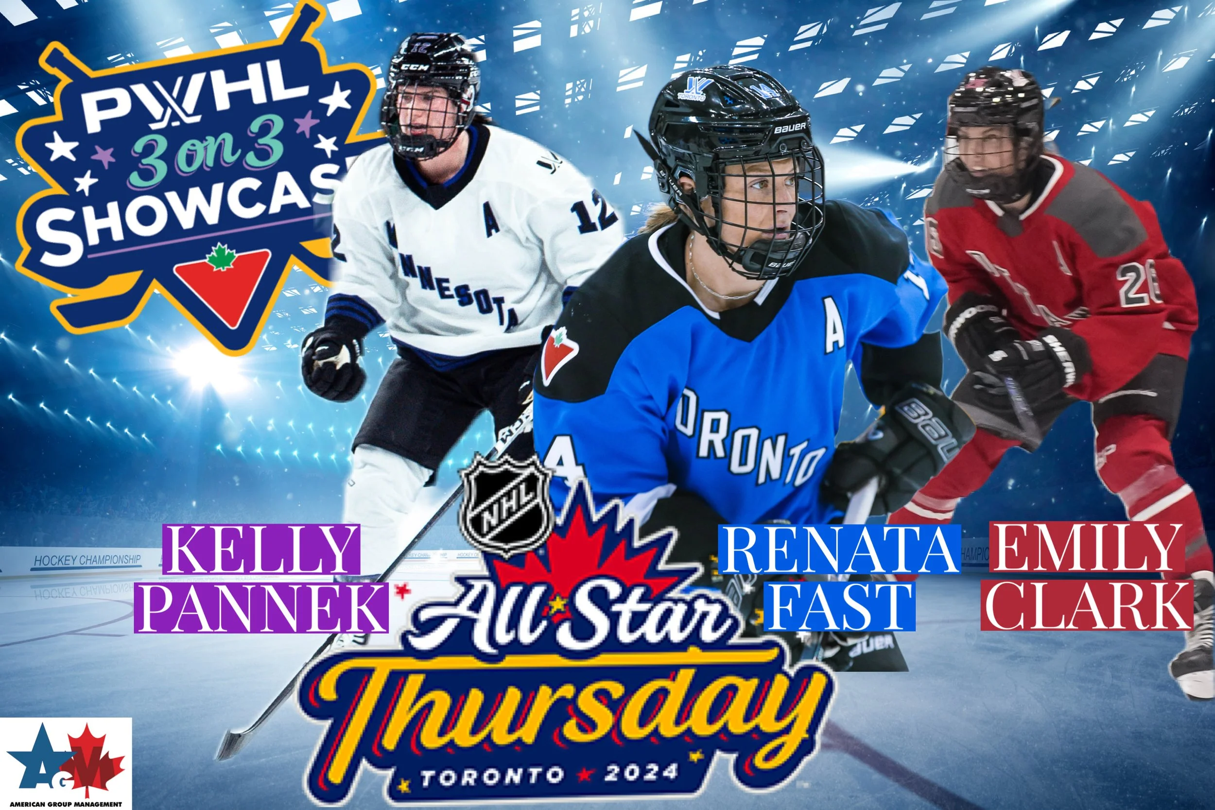 Clark, Fast &amp; Pannek named to the PWHL 3-on-3 Showcase at NHL All Star