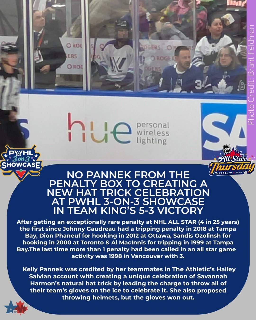 Rare penalty at NHL All Star Weekend brings Kelly Pannek to the sin bin