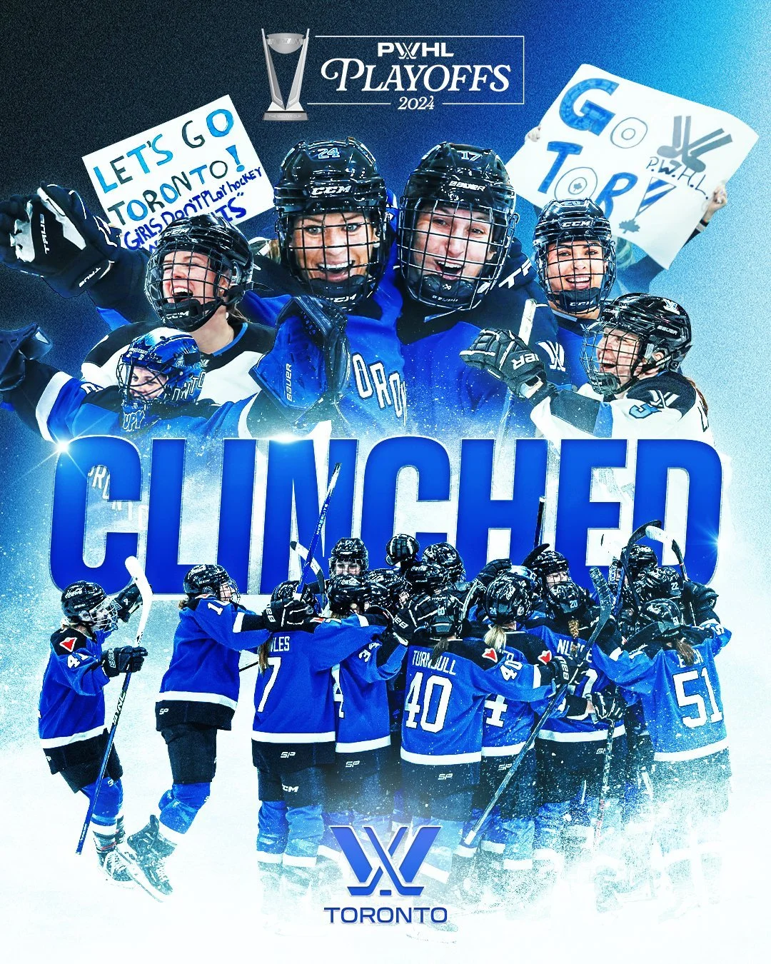PWHL Toronto first to clinch a playoff spot to win the Inaugural Walter Cup