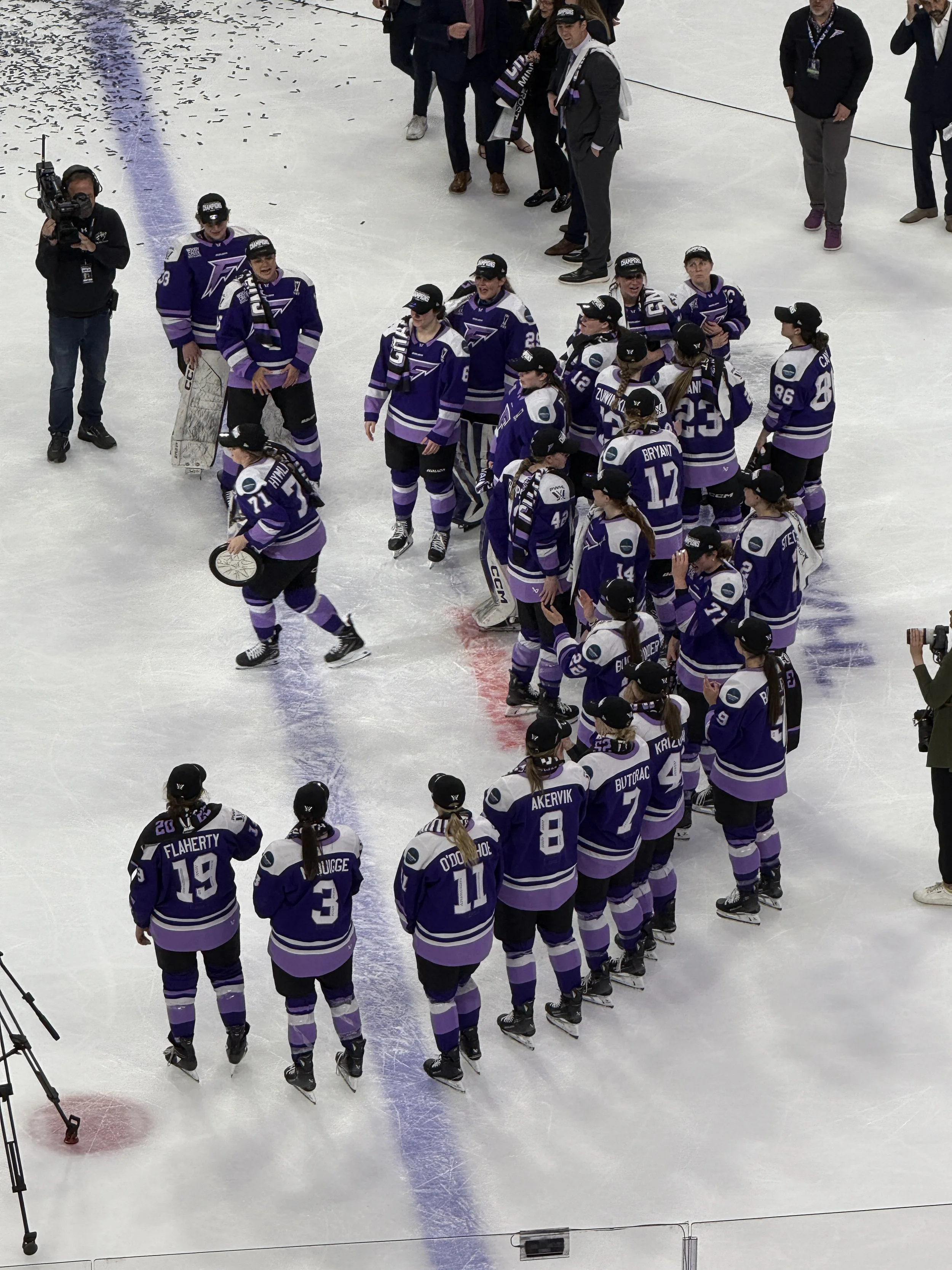 2025 PWHL Walter Cup Champions