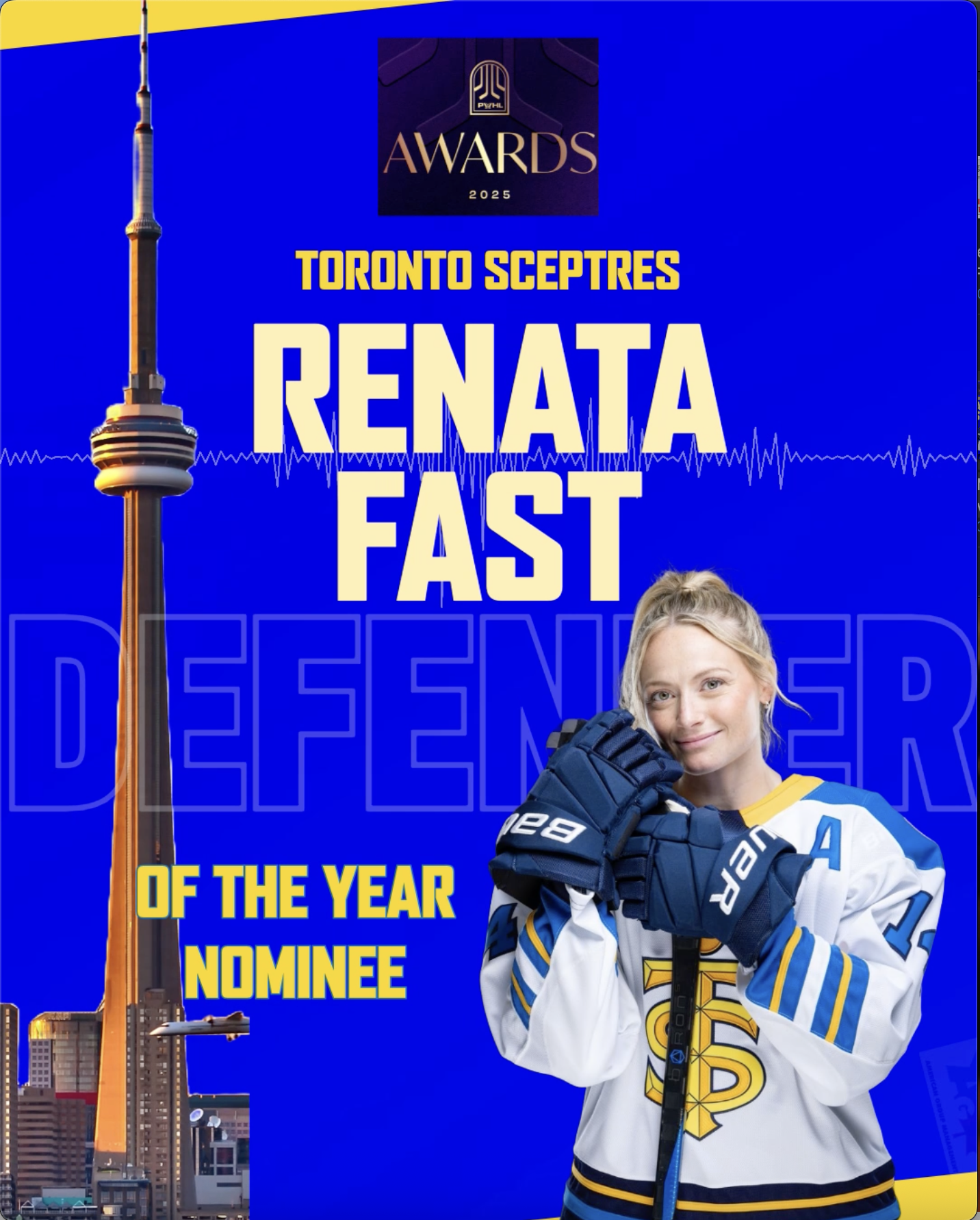 PWHL Awards 2025 - Defender of the Year nominee