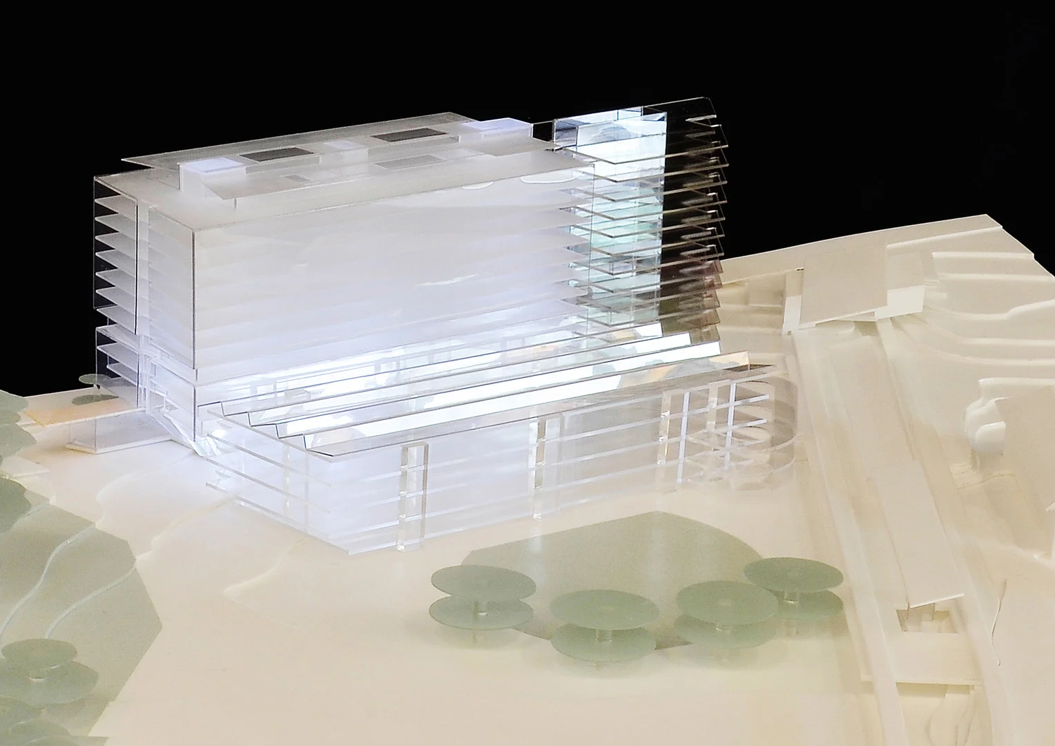 Project: RNA Bne &nbsp;/ Architects: Hassell &nbsp;/ Model - 1:500: Greg Allis 