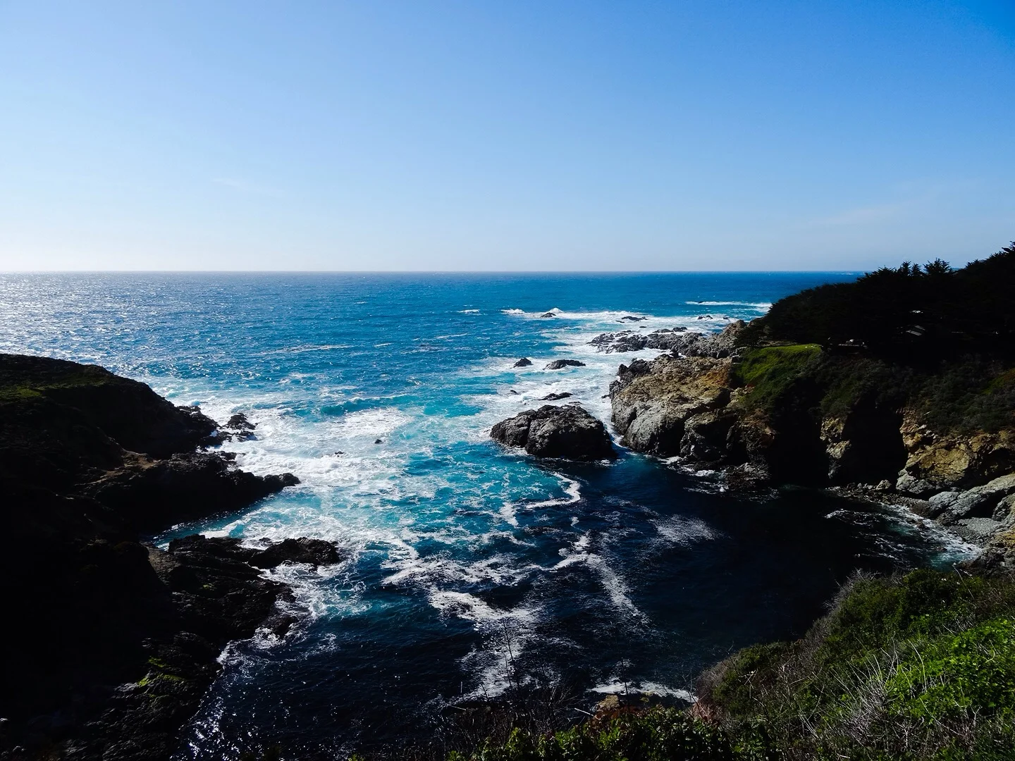 Driving alongside Route 1