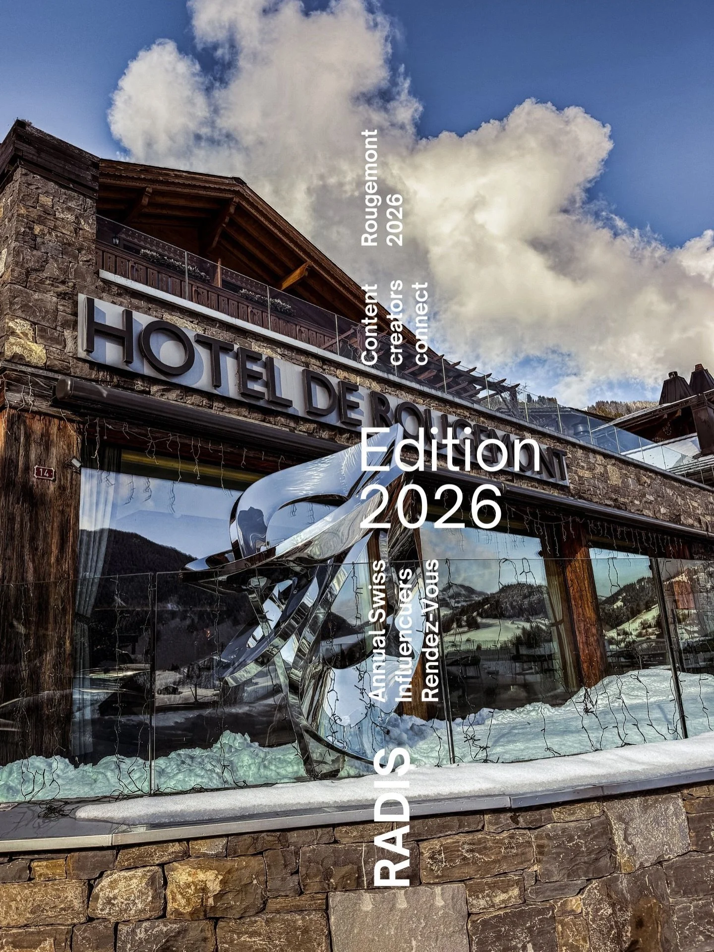 A productive escape to the Swiss Alps.
Through @radis.event, I discovered Rougemont while spending the weekend in workshops, exchanging ideas with brands, and connecting with other creators &mdash; all before heading out to ski at La Videmanette.

Ho