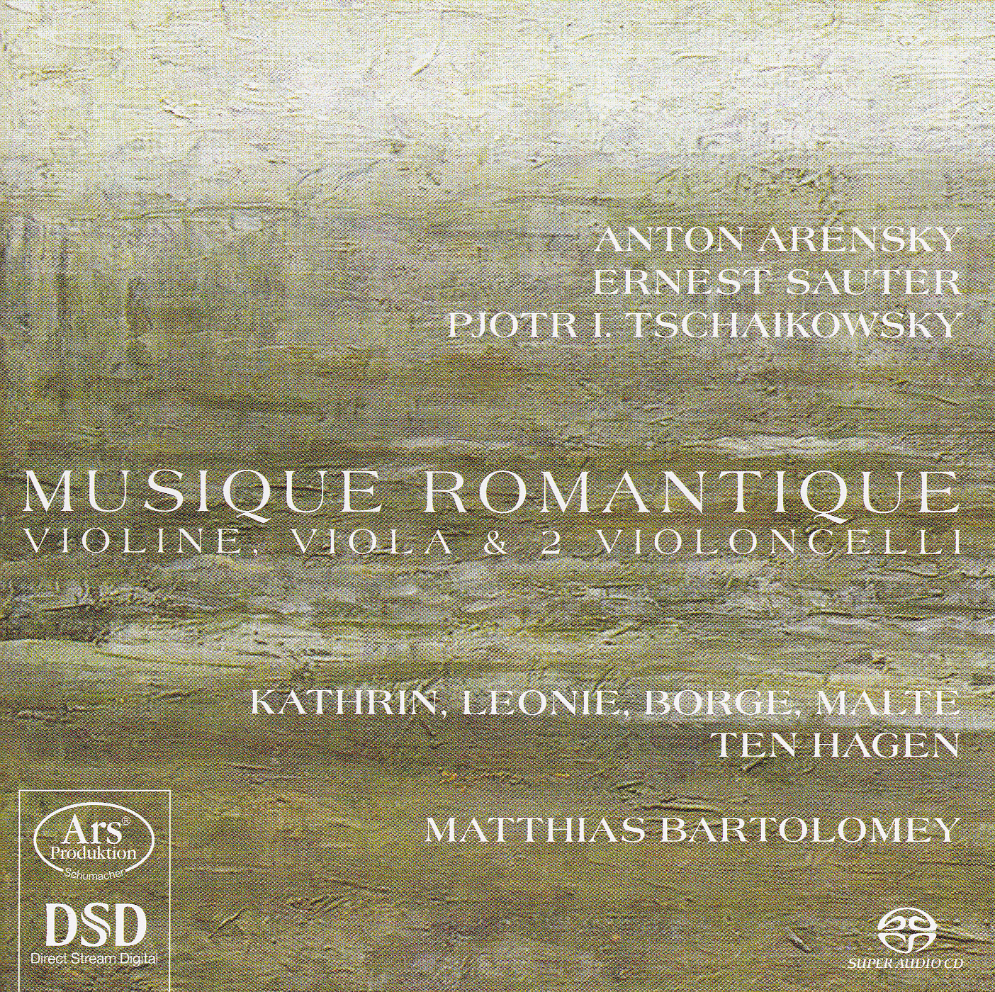 Musique Romantique - ten Hagen Quartett und Matthias Bartolomey