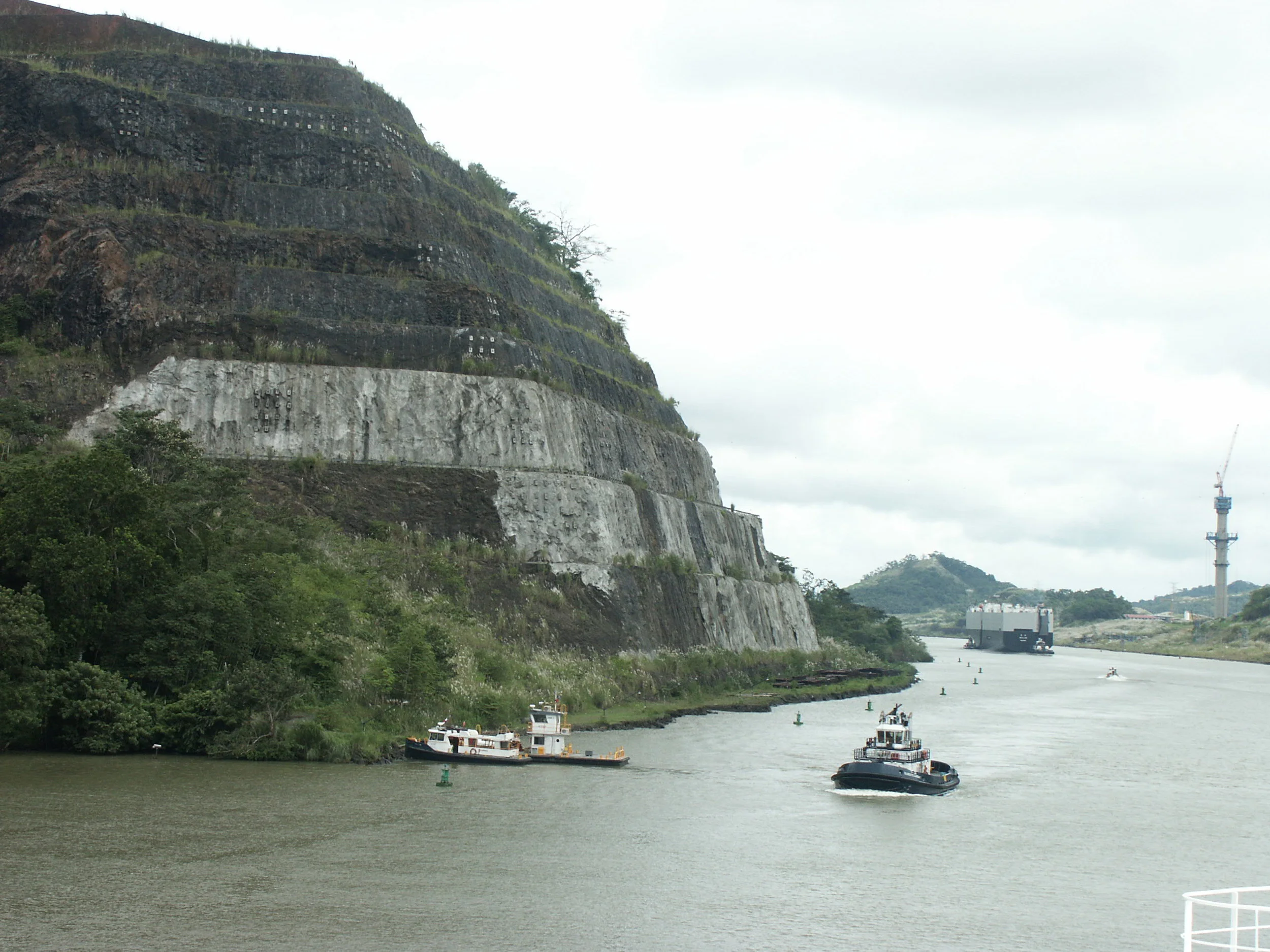 Deforestation driver... in the Panama Canal watershed, all but 15% of the original forest has vanished (photo by William Laurance)