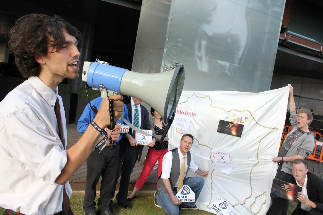 Africa shouldn't be for sale, argued the protestors