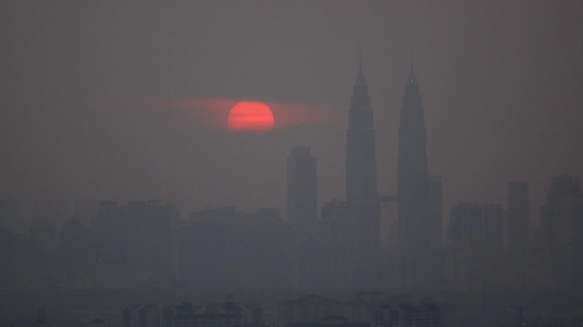 Hard to breathe... smoke and smog in Kuala Lumpur, Malaysia