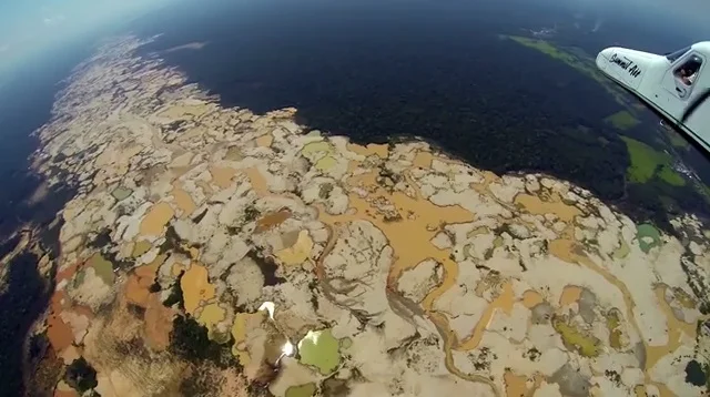 Illegal gold mining in the Peruvian Amazon