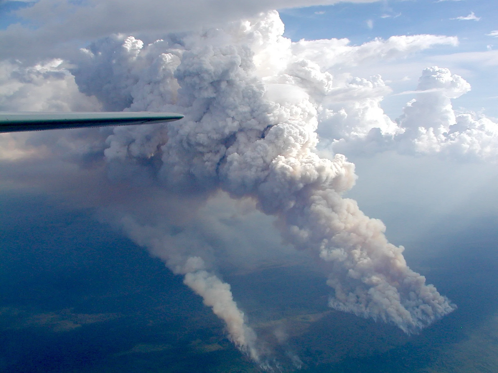 Massive smoke-plume in the Amazon