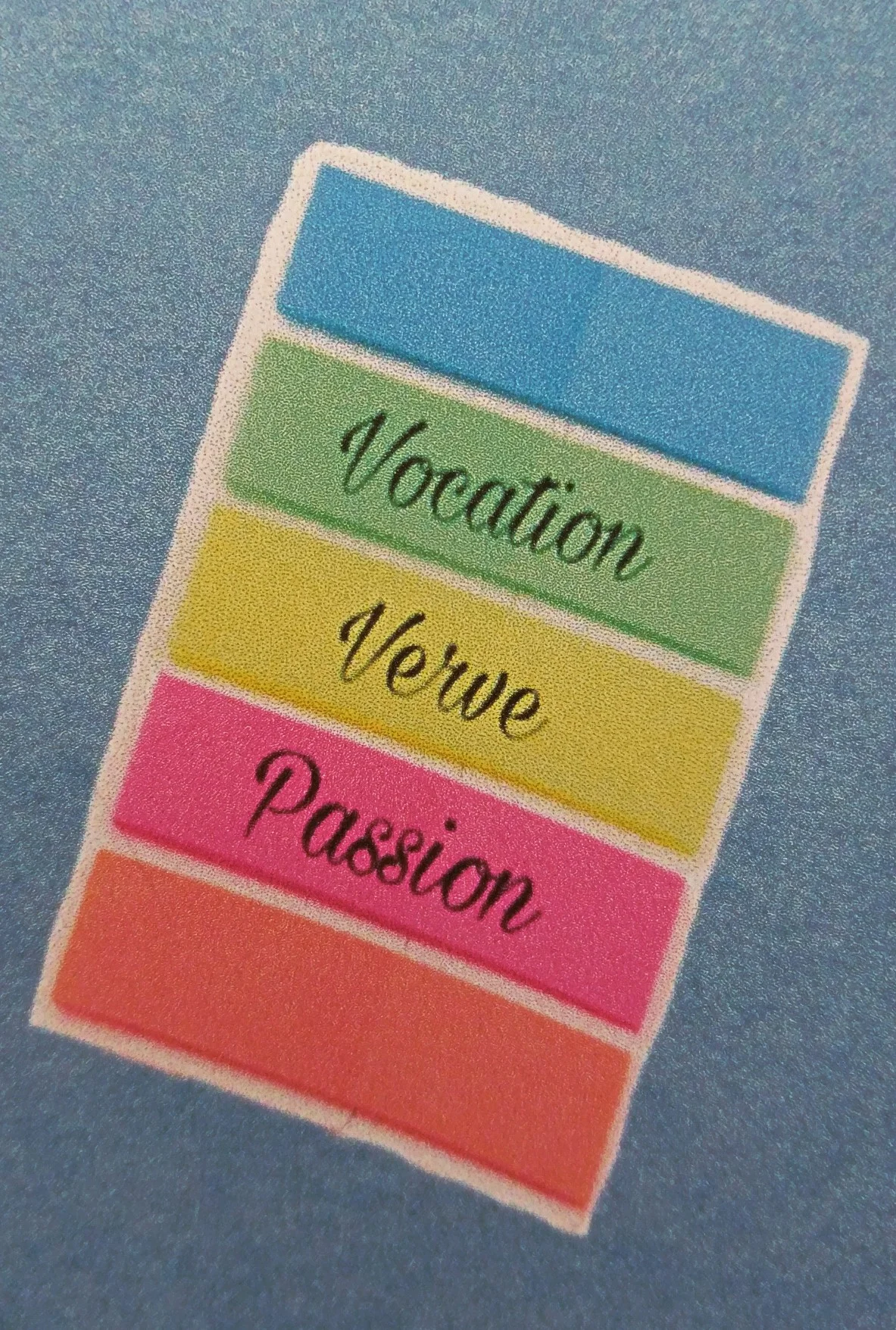 Passion, Verve, Vocation Reading