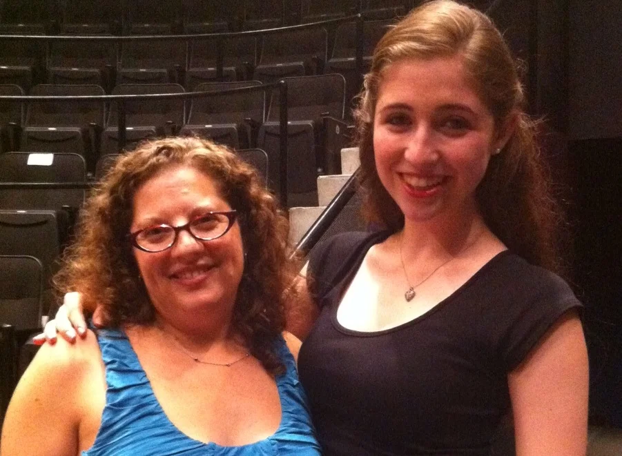  Emerson College pre-college musical theatre student Emma Roos after the showcase 