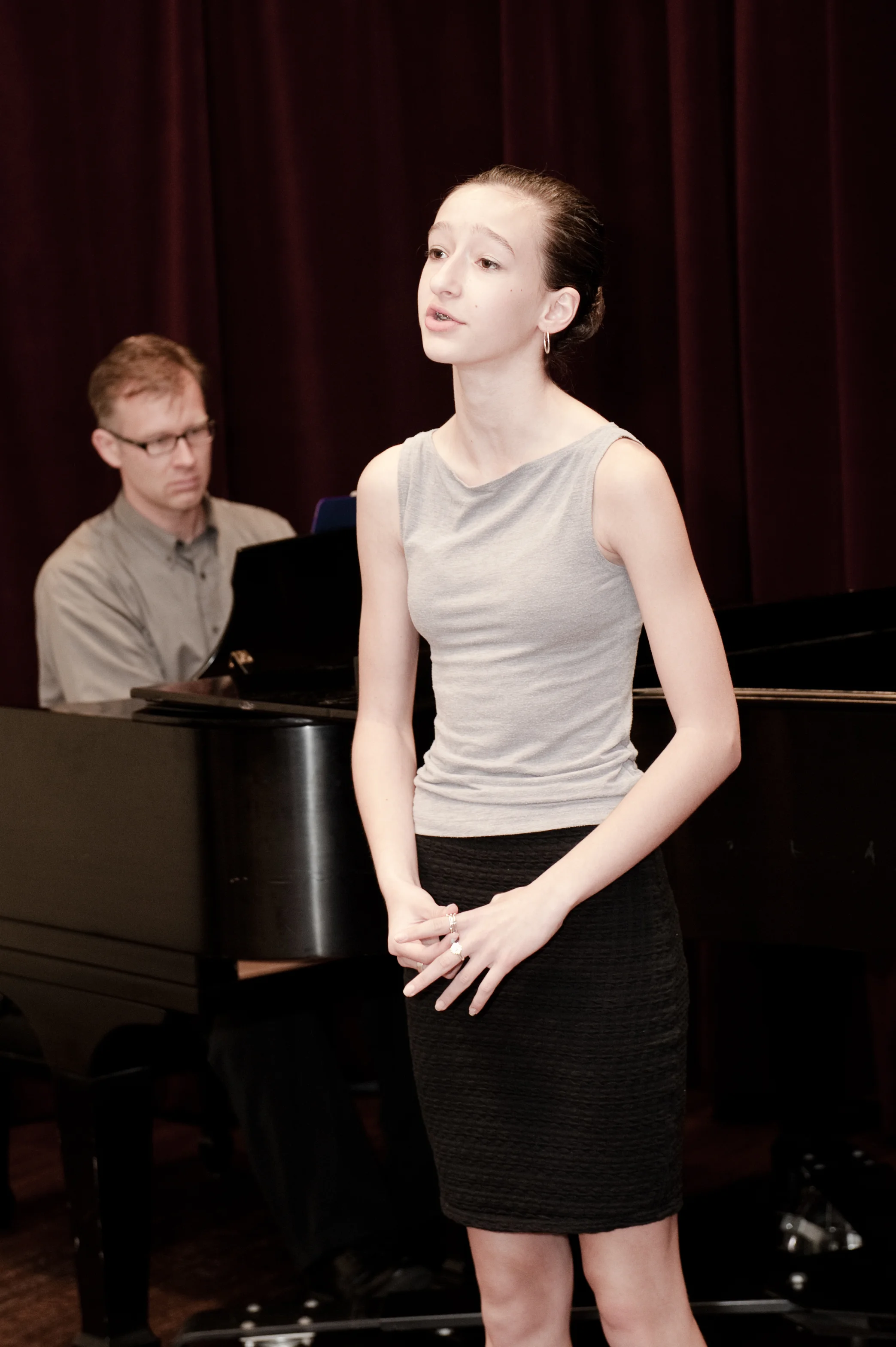Willow Funkhouser in recital