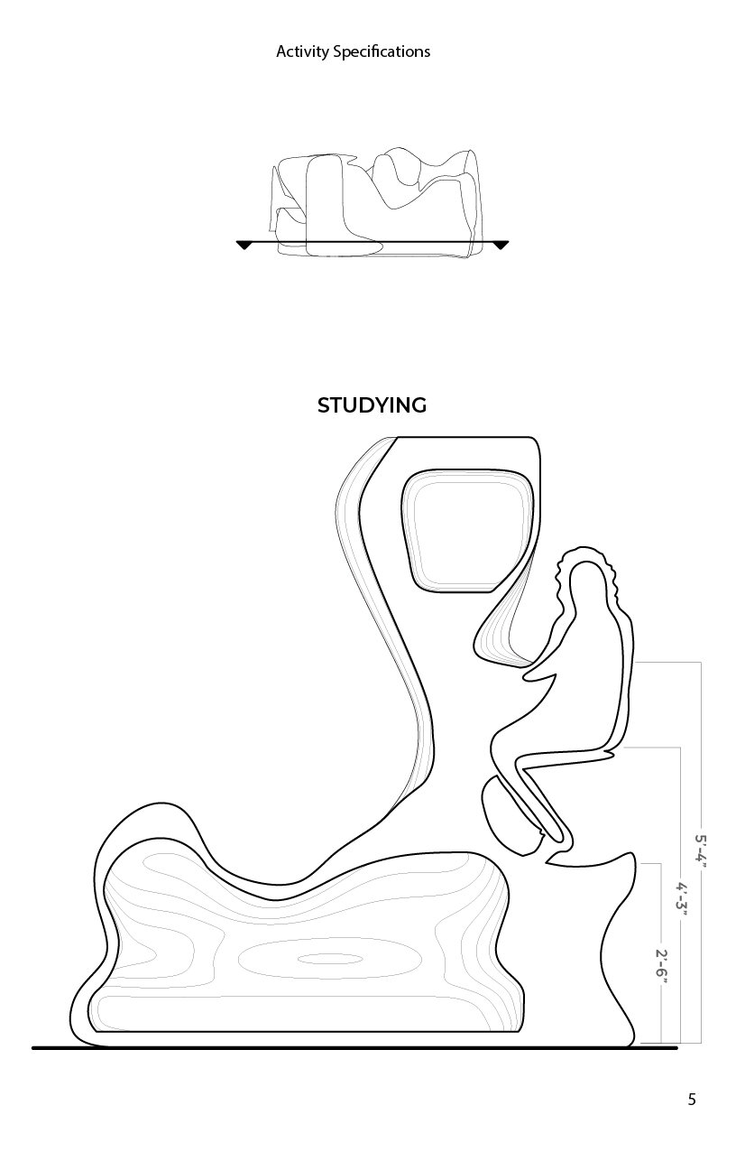 In this way, it maximizes the amount of usable square footage for each student.