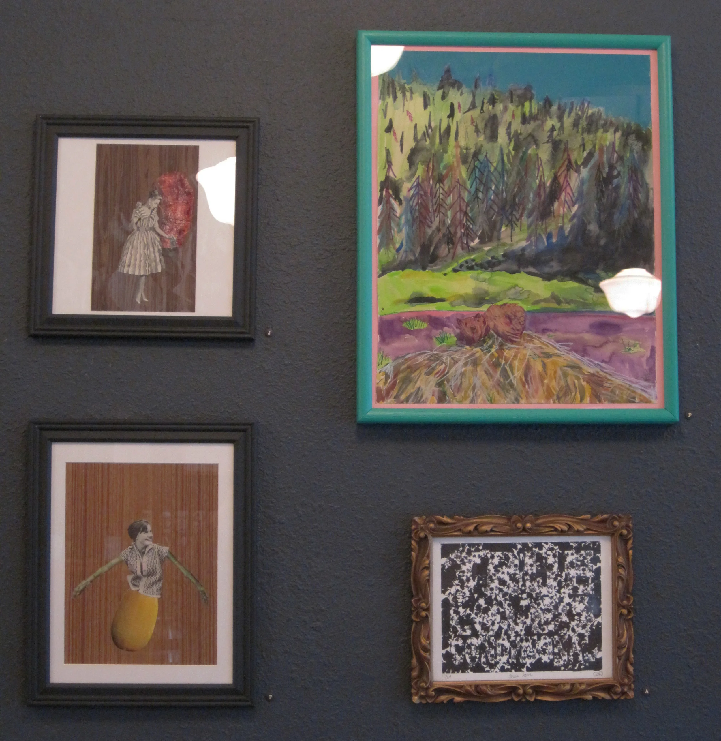 artwork by: Alexis Arnold, Jennie Lennick and Carissa Potter Carlson