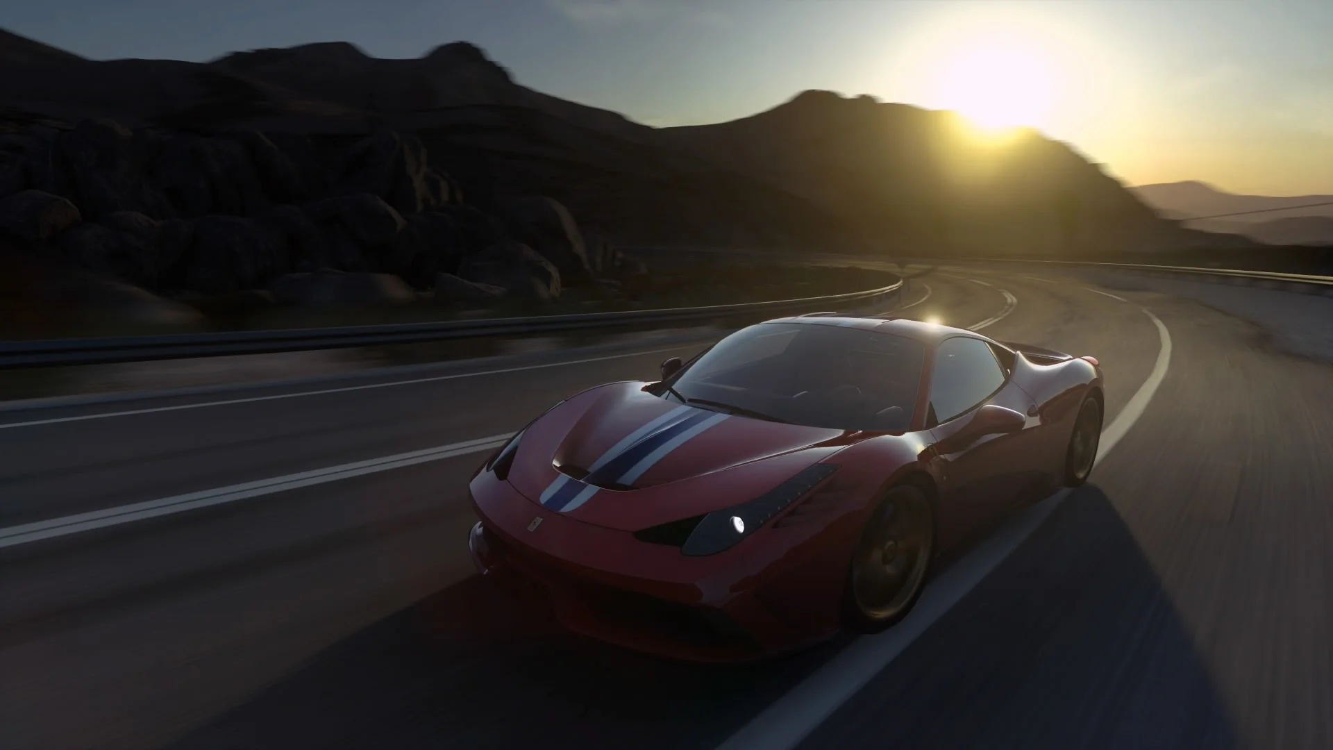 Even with the game'e exposure compensation dial maxed out, I couldn't get it to expose cars properly when shooting into the sun.