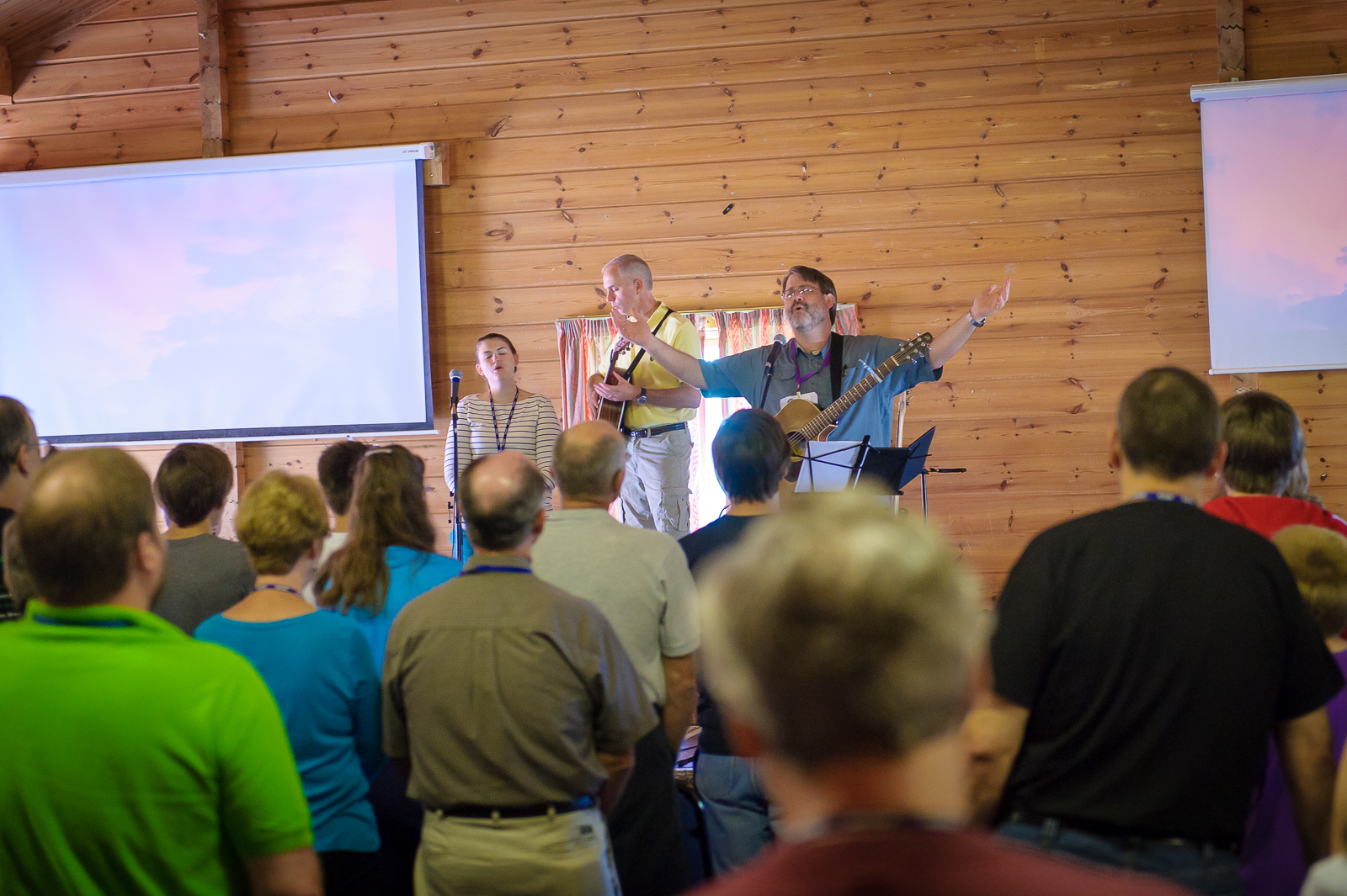 I don't know what it was about those missionaries, but they could SING! Worship led by Gabe and his trusty team