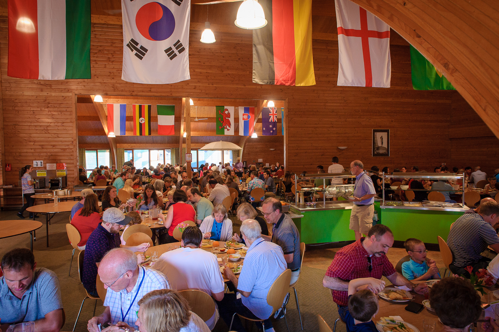 The camp was very well run and the food wasn't that bad. Except for those darn British sausages. Ugh. Who can eat those things? I firmly believe that the reason we conquered the British during the Revolutionary War was their food. Seriously.