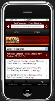 Fox Business iPhone App Rebranding