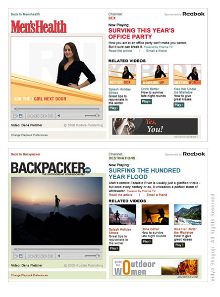 Cross brand Video CMS design&nbsp;