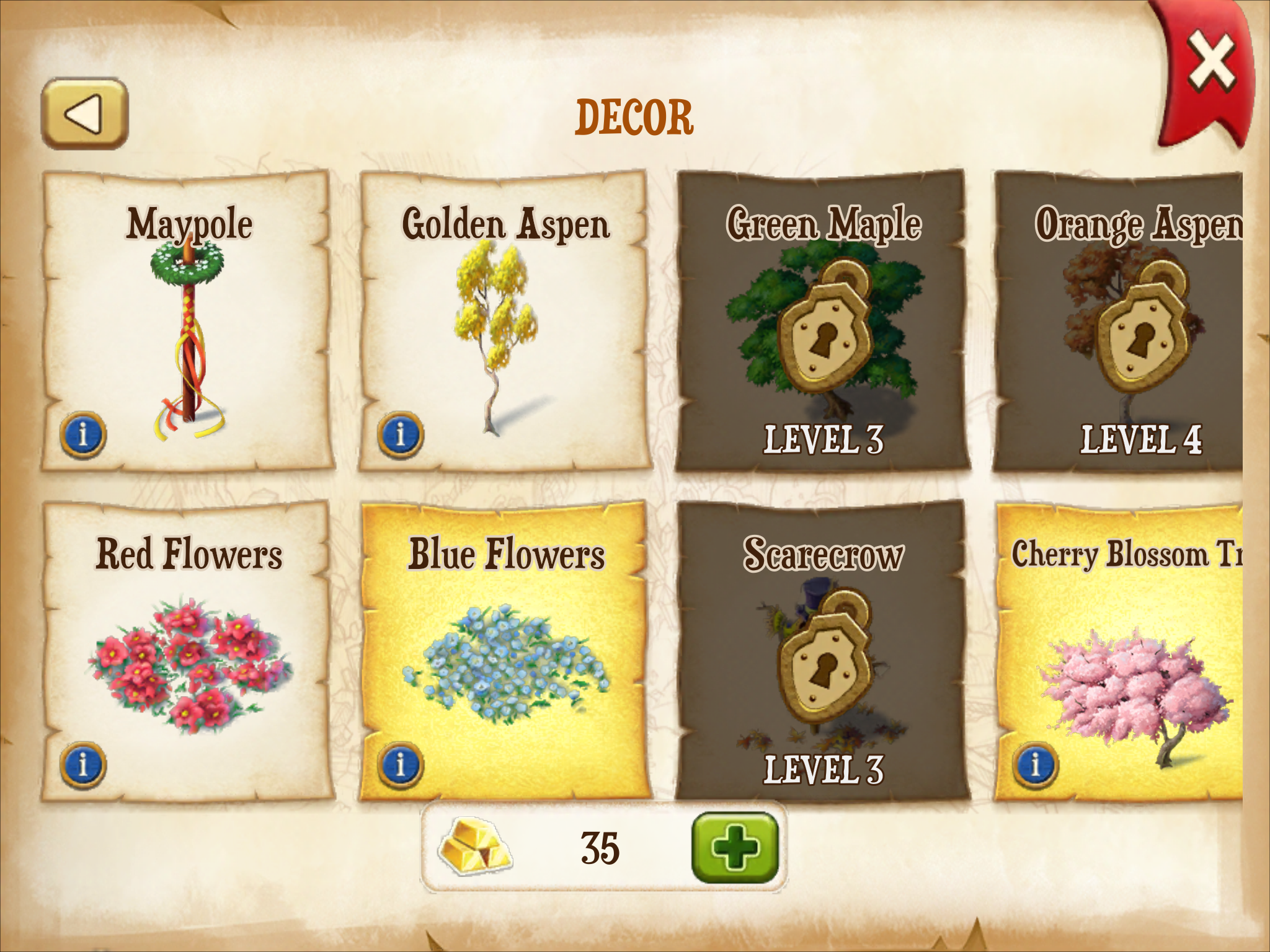 Store Screen UI&nbsp;