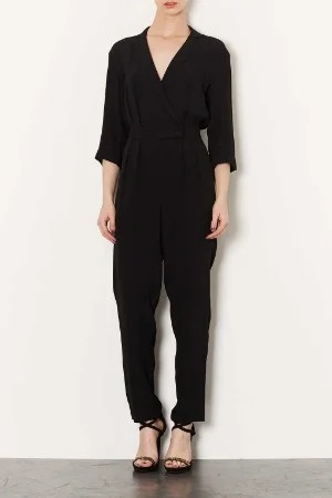 cos black jumpsuit