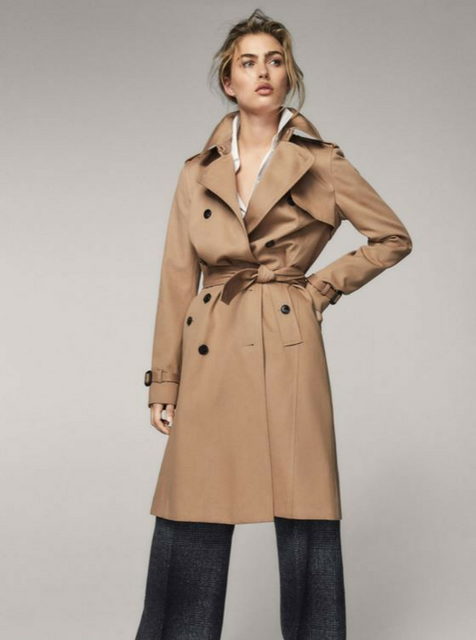 classic camel trench coat