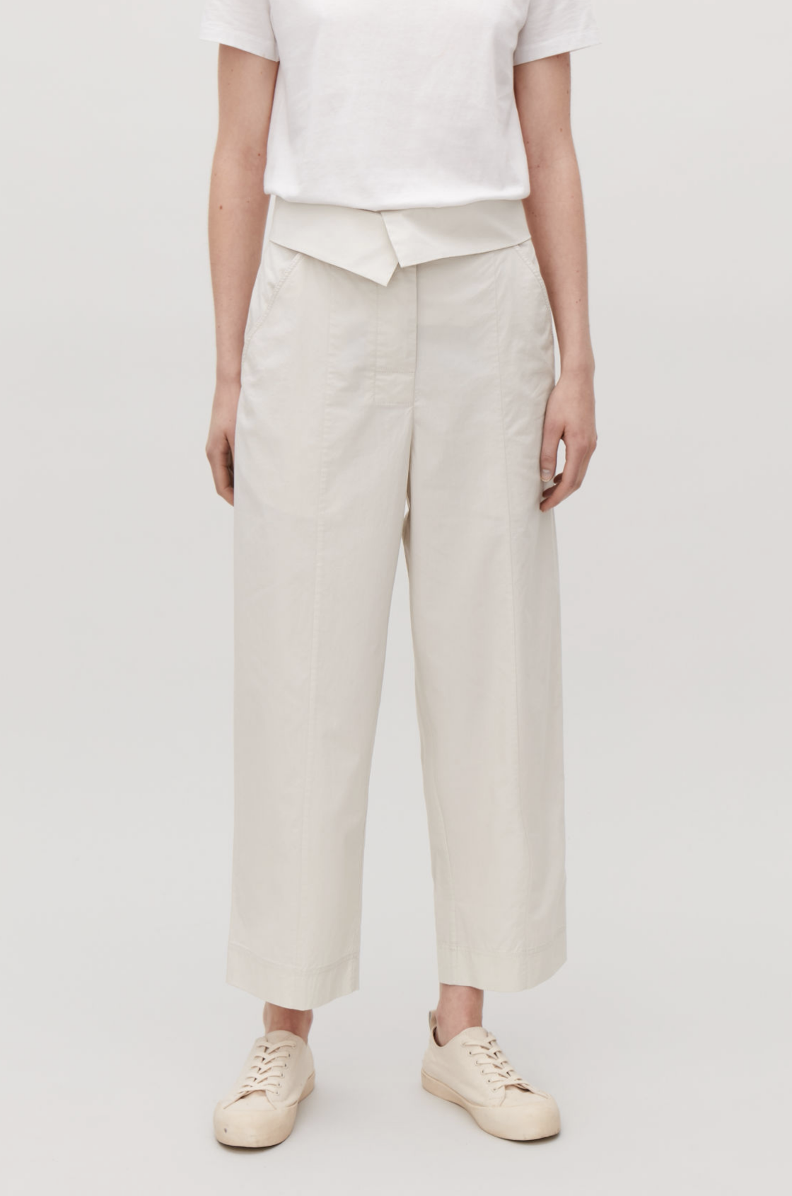 Cos cotton trousers Clearance