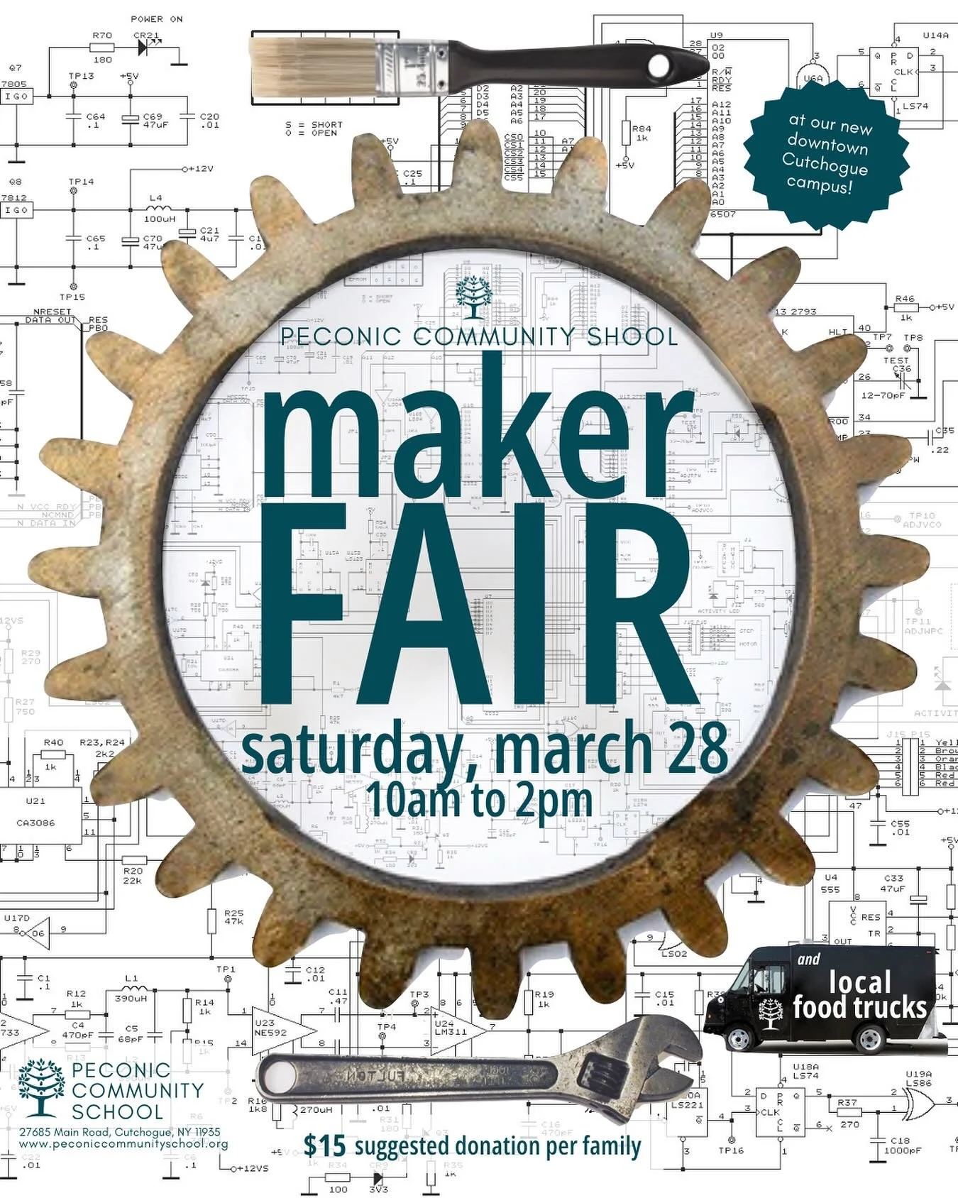 Join us for our 7th Annual Maker Fair! 🎨🔨✨
A family-friendly celebration of creativity, invention, and the power of making at our Cutchogue campus.

ARE YOU A MAKER? We&rsquo;re looking for woodworkers, artists, engineers,&nbsp; scientists, invento