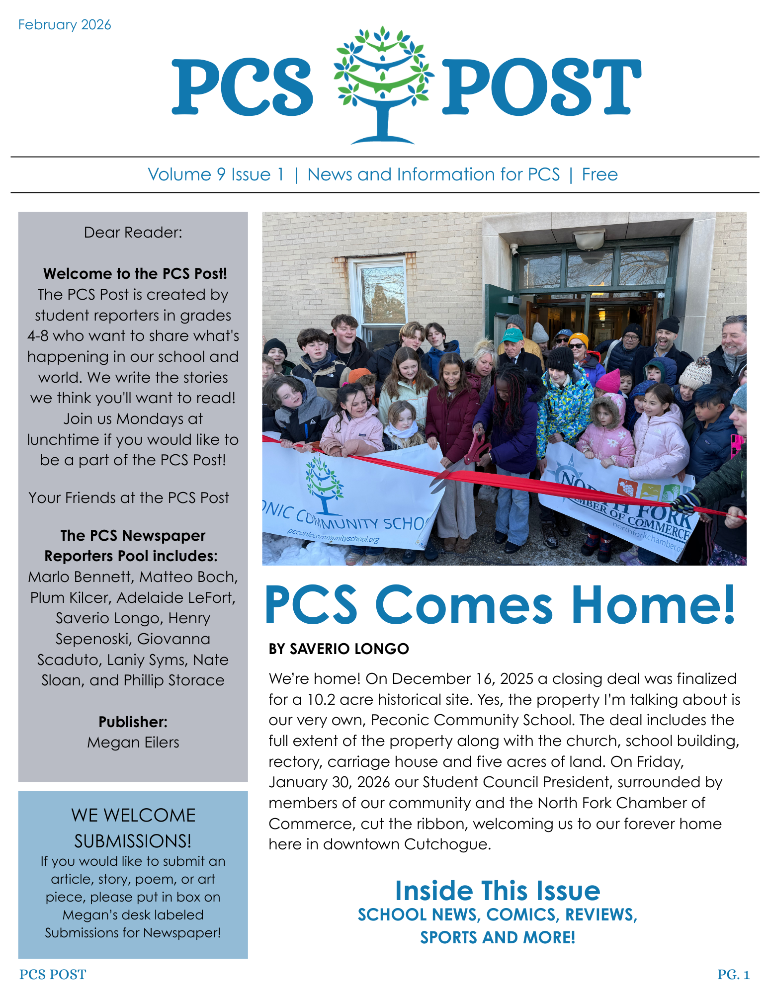 PCS Post: February 2026