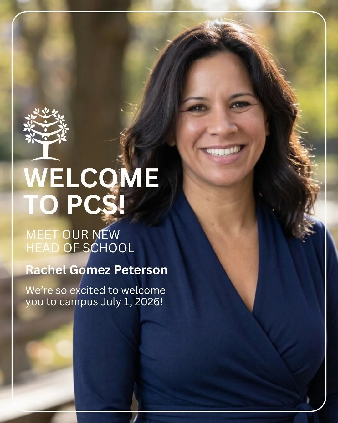 We found our new Head of School, and we can&rsquo;t wait for you to meet her! ✨

We are so proud to announce that Rachel Gomez Peterson will be joining Peconic Community School as our new Head of School, beginning July 1!

Rachel comes to PCS with a 